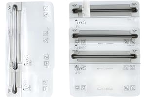 Noaks Torby, 5 sztuk, wodoszczelne worki, IPX8, szczelne i bezzapachowe, organizer podróżny, worek do pakowania, przezroczysty, XS | 5 bags, worek do pakowania