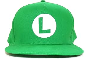 Super Mario - Badge Luigi (Snapback Cap) One Size