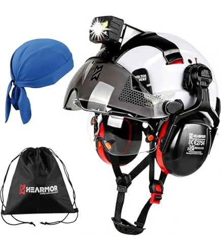 Casque D'électricien ENHA E-MAN 4000 - Taille Ajustable 53-62 Cm - NEUF