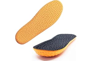 Goofort Women Men Hi-Boost Anti-fatigue Insoles 3D-Xpain™ Cloud Extra Light Memory Foam Thick Insoles Cushioned Pain Relief Plantar Fasciitis Standing Sports Work Shoe Inserts Daily Comfort inner Sole