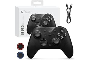GuliKit ES PRO Manette Sans Fil pour PC Switch 1/2 Android – La manette la plus Rapide avec une Latence de 3,25 ms, Des Joysticks TMR, une Autonomie de 30 Heures et une Fonction de Réveil