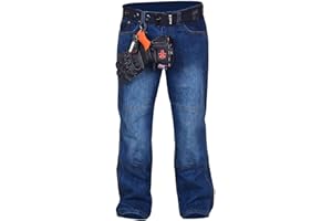 RAC3 Original Mens Motorbike Protective Armoured Lining Denim Jeans Trousers