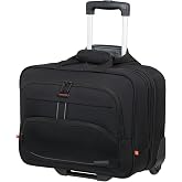 American Tourister at Work NXT &ndash; Portable Bag with Wheels 15.6 Inches, Cabin Luggage Trolley Business, Hand Luggage with Port
