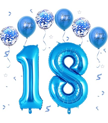 Palloncino Numero 4 In Alluminio Galactic Aqua 86 Cm Per Compleanni E Feste