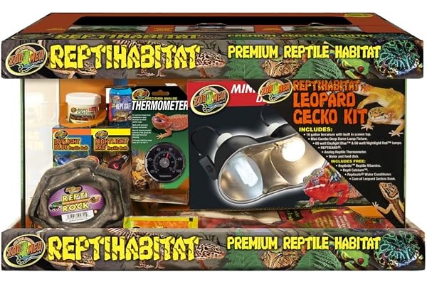 Pro Plan Chat Zoo Med - Reptihabitat Kit Gecko pour Reptile/Amphibien