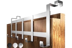 4smile Appendiabiti da porta da appendere, interno Ideale come supporto per porta posteriore del varco