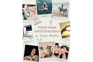 Dein Vision Board Adventskalender für Teenager Mädchen: Der Adventskalender zum Manifestieren deiner Wünsche, Ziele und Bedürfnisse - mit ... Texten und Fragen zu deiner Personality