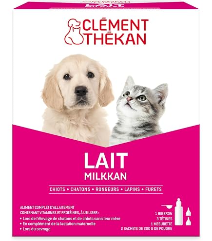 Kit D’alimentation Pour Chatons – 3 Seringues + 6 Tétines Silicone – Nourrissage Chatons, Chiots, Lapins Nouveau-nés