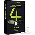 4 HIM LiverHealth - Liver Support Supplements - 60 Vegan Tablets - Liver Supplements for Liver Function - Made with Zinc, Choline and Selenium