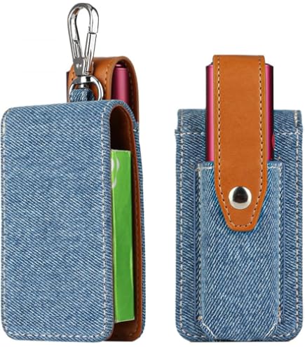 Custodia In Pelle PU Per IQOS Iluma One - Protezione Antigraffio Portatile (Blu)