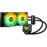 ASUS TUF GAMING LC II 240 ARGB AIO AURA SYNC 120MM ADRESLENEBİLİR RGB FAN NCVM KAPLAMALI RGB POMPA KAPAĞI SIVI CPU SOĞUTUCUSU