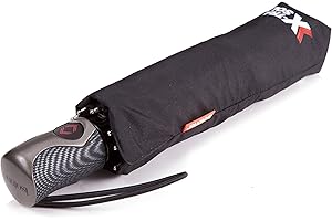 Isotoner Parapluie homme x-tra solide, garantis à vie, ultra déperlant, ouverture/fermeture automatique