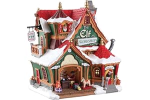Lemax 75291 Santa's Wonderland Lighted Buildings: The Elf Workshop