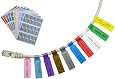 Lot De 24 Attaches Câbles SENHAI - Liens Torsadés Silicone 4 Tailles & 4 Couleurs