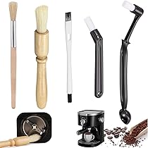 Barista Pinsel Set 2 Stück - Reinigungsbürste Für Siebträger & Kaffeemühlen