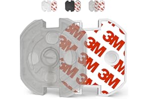 VegMai® [10 Stück] Steckdosen kindersicherung mit Drehmechanismus und 3M Klebeband Ideal für Babys, Kinder und Kleinkinder zu Hause. Schuko Europäischer Stecker Farbe (TRANSPARENT)