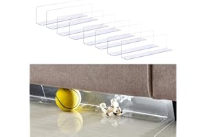 maxant Toy Blockers For Under Sofa, Adjustable Under Sofa Toy Blocker Under Furniture Gap Bumper, Toy Blocking Straps Sectional, Stop Toy Going Under Couch, for Pets Kids (#2 8pcs/40 * 4 * 12cm)