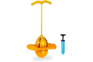 Relaxdays Pogo Ball för barn, upp till 100 kg