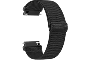 Wanme Nylon 20mm Uhrenarmbänder, Schnellverschluss Armband, Atmungsaktives Geflochtenes Ersatzbänder, Verstellbares Armbänder, Sport Ersatzarmband für Damen Herren