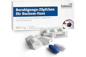 Ligakakao Beruhigungs-Zäpfchen® für Bochum Fans | Lakritz-Zäpfchen für Bochum Fans zur Einnahme bei Niederlagen, Gegentoren & Abstiegsangst | Mehr verrückte Männer Geschenk Fanartikel über „Farbe“