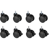 OPLITE Castor Wheel GTR S8 Racing Simulator Cab Wheels Set of 8