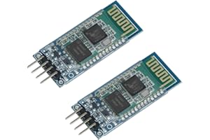 TECNOIOT 2pcs HC-06 Modulo Inalambrico Arduino HC06 Bluetooth con base Slave para Arduino