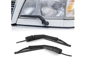 GEARMONSTER Wischerarm Hauptscheinwerfer, 2 Stück Scheinwerfer Wischer, Scheinwerferwischerarm Scheinwerfer-Wischer für M-ercedes-Benz W124 W126 W140 Vorne Rechts Links Set