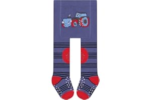 L&K-II Rajstopy do raczkowania dla dziewczynek, chłopców, z podeszwą ABS, antypoślizgowe, z wypustkami, motyw lwa 2768, 1 szt