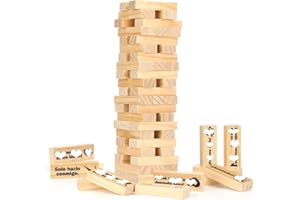 ZEEYUAN Bloques de construcción de Madera de 48 Piezas para Parejas