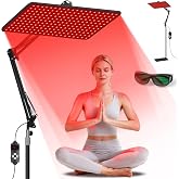 Morfone Red Light Lamp Body and Face with 660/850/940nm - Black L | Infrared Lamp with 5 Levels of Brightness and Adjustable