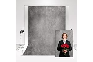 Kate Fotostudio Hintergrund grau 1,5 x 2,2 m / 5 x 7 ft faltbarer Zement Wand Foto Studio Hintergrund für Hochzeit, Baby Fotografie Requisiten