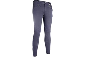 HKM 2004 Reithose Basic, Kniebesatz Stoff Herrenreithose Reiterhose Herren 42-56