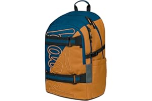 Baagl Schulrucksack für Jungen Mädchen Teenager - Skateboard Rucksack - Kinderrucksack mit Laptopfach und Brustgurt für Schule, Weiterführendeschule, Mittelschule