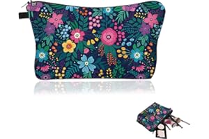 svpfuo Kosmetyczka, damska torebka do przechowywania, podróżna kosmetyczka, nadaje się do przechowywania kosmetyków z nadrukiem kosmetyczki, wielofunkcyjna torba do przechowywania, A, czas wolny