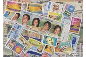 Prophila Collection Nauru 25 Diversi Francobolli (Francobolli per i Collezionisti)