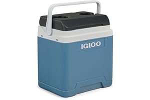 ‎IGLOO IGLOO IP27 Passiv-Kühlbox 27 L, eisblaue Thermobox, Eisbox für Freizeit, Beruf und Camping
