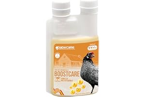 DADECARE Multivitamínico 6 en 1 250ml Aves | Vitaminas A-E-D-C-B| Pienso Complementario para Bebedero Gallinas, Pollos, Palomas, Loros y Periquitos con Dosificador - Boostcare