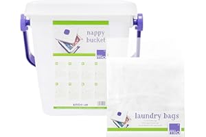 Bambino Mio, Seau à Couches et Filets de Lavage, Stockage Pratique pour Couches Lavables