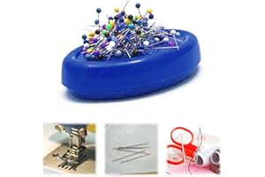 QEEROYO Cojín De Alfiler Magnético, Alfiletero de Coser Magnético, Alfiletero Magnético, Alfiletero de Costura Magnético, Cojines Soporte de Alfileres, Caja de Almacenamiento de Alfileres