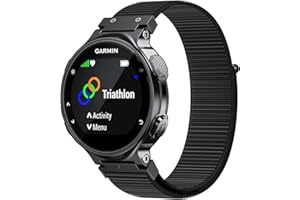 ANBEST Pasek kompatybilny z paskiem Garmin Forerunner 735XT/235, nylonowa pętla tekstylna wymiana paska do paska Forerunner 220/230/620/630