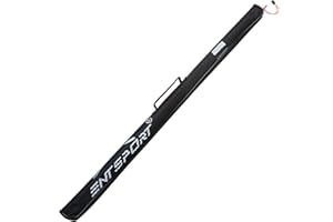 ENTSPORT Fishing Rod Bag 45-Inches Durable Fishing Rod Tubes Rod Cases for 2 Piece 7‘ Rod (Black, 45-Inches, Only Suitable for 2 Pieces Rod)