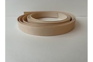 REAL WOOD VENEER EDGING 18MM WIDE Vale Veneers Pre Glued Iron on Birch Wood Veneer Edging Tape 18mm Wide x 5metres.