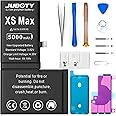 JUBOTY 5000mAh Battery for iPhone XS Max, Li-ion New Upgraded High Capacity Battery Replacement for iPhone XS Max Model A1921 A2101 A2102 A2104 with Professional Repair Tool Kits