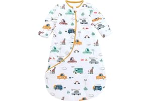 Chilsuessy Sacco nanna invernale per neonato, con maniche lunghe rimovibili, imbottito, tutto l'anno, a pelo bambini e bambine, particolarmente morbido; auto in città, 3,5 tog, altezza del bambino