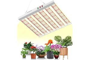SONLIPO SPF2000 Lampe de culture LED avec 3 modes de gradation, lampe LED 200 W à spectre complet 1,2 x 1,2 m, 882 diodes Samsung Sunlike Full Spectrum Veg Bloom Switch pour plantes d'intérieur (blanco)