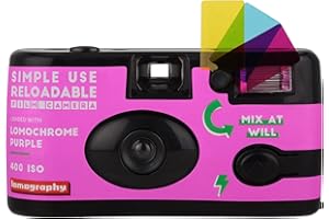Lomography Semplice Uso Ricaricabile Film Camera LomoChrome Viola
