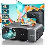 Proiettore Portatile 1080P 500 ANSI Lumen Con WiFi E Bluetooth 5.2 – Mini Proiettore Con Messa A Fuoco Elettrica, Keystone E Base 360°, Per Film Esterni - 4