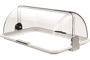 BIESSE CASA CLASSICA Polybox Grande Silver Panera, Blanco, 44,2x31.5x19.5 cm