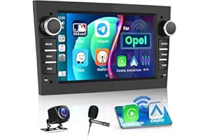 Inefala 1G+32G Android 13 Radio de Coche para Opel Corsa Astra Antara Vivaro Meriva Vectra con Carplay Android Auto Navi GPS 7" Autoradio 2 DIN con Bluetooth WiFi FM/RDS/HiFi Cámara Trasera