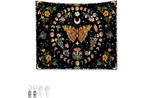 JANDH Arazzo da Parete, Farfalle Arazzo da Parete Grande, 150 x 100 cm Arazzi da Parete Estetico, per Decorazioni per Camera da Letto, Decorazioni Murali, Tovaglie